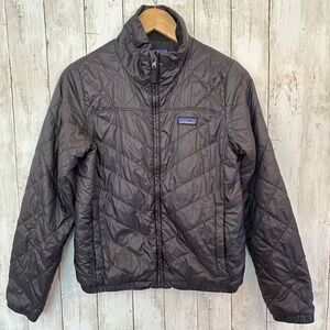 Patagonia Lightweight Radalie Bomber Jacket Womens Size S Small Packable Logo